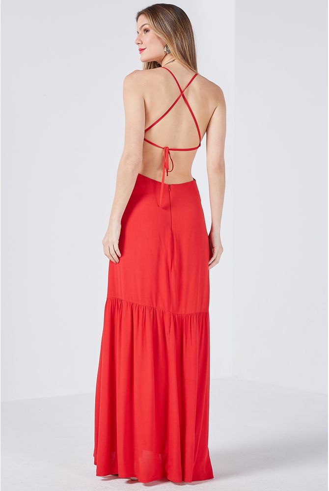 vestido vermelho my place