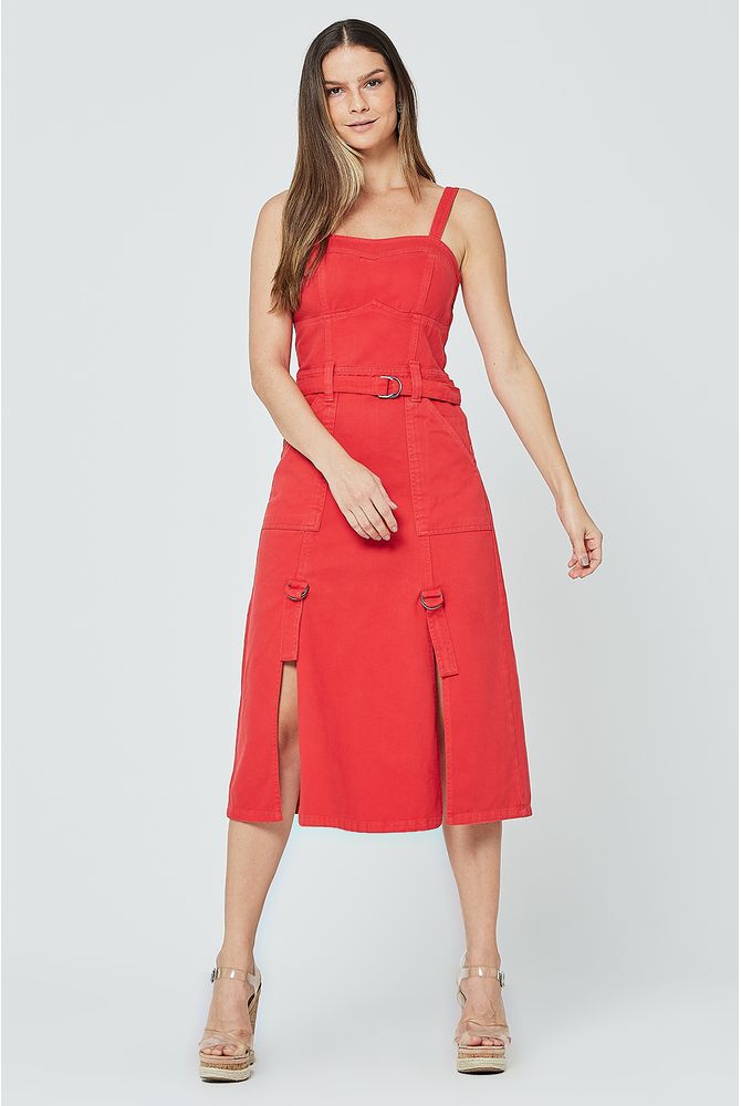 vestido vermelho my place